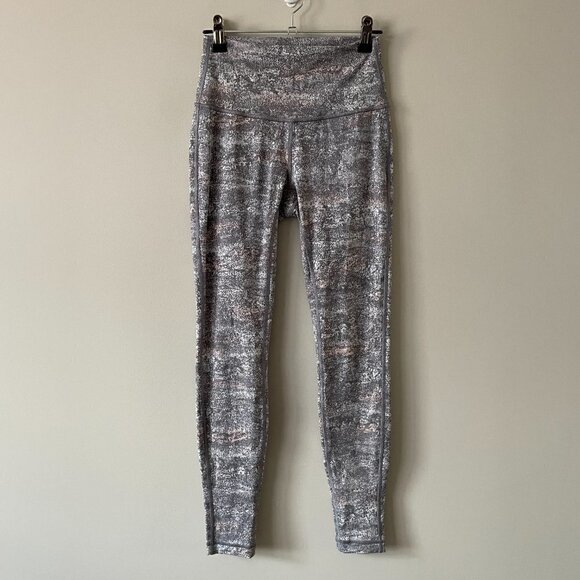 Lululemon Wunder Under High Rise Tight Yoga Leggings Full-on Luxtreme Gray 4 - Picture 2 of 6